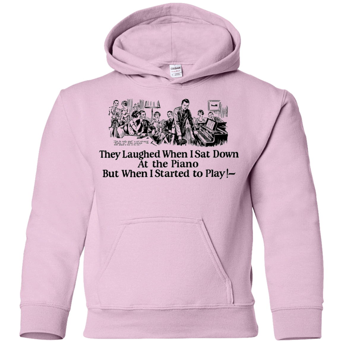 Sweatshirts Light Pink / YS Piano Youth Hoodie