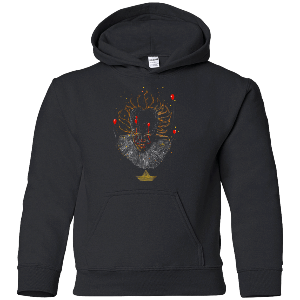 Sweatshirts Black / YS Picture From The Floating World Youth Hoodie