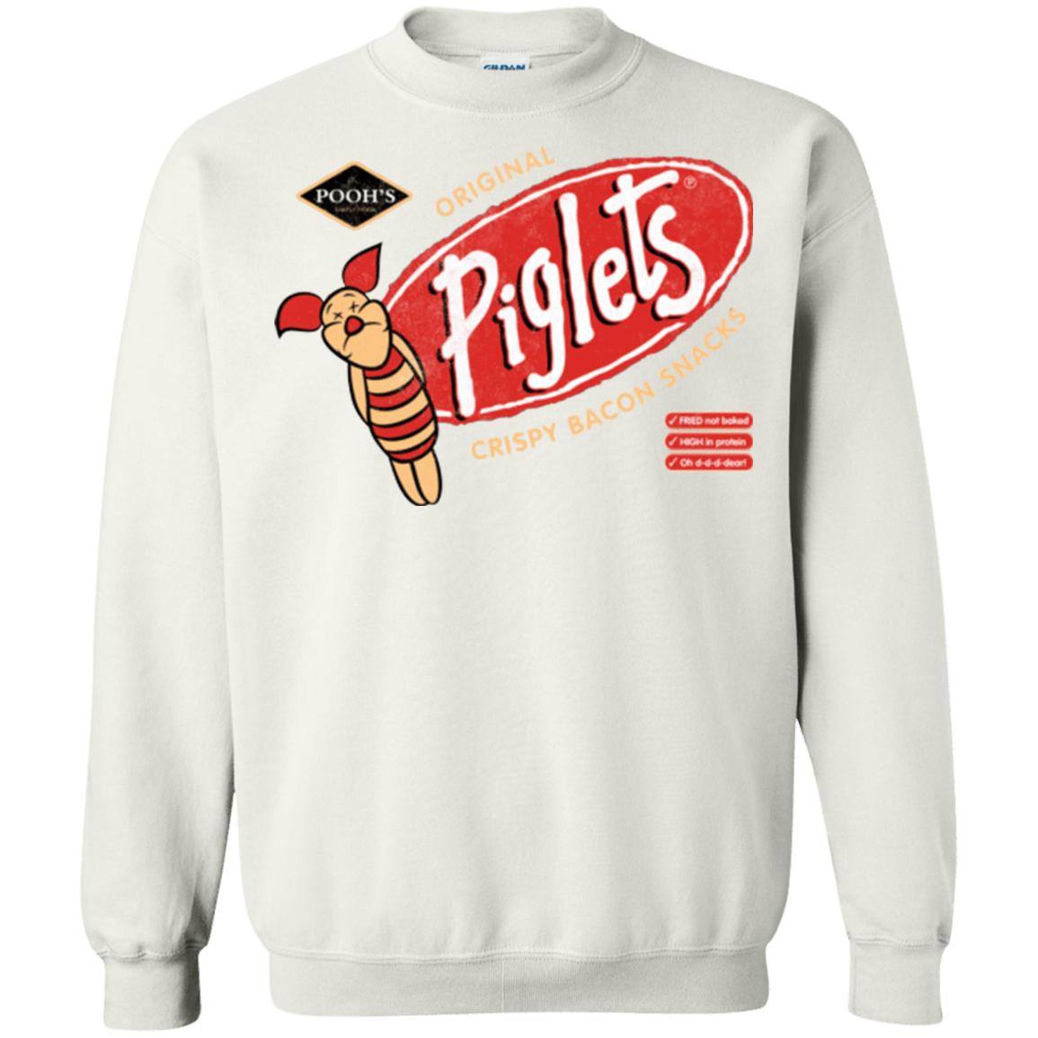 Sweatshirts White / Small Pigsnacks Crewneck Sweatshirt