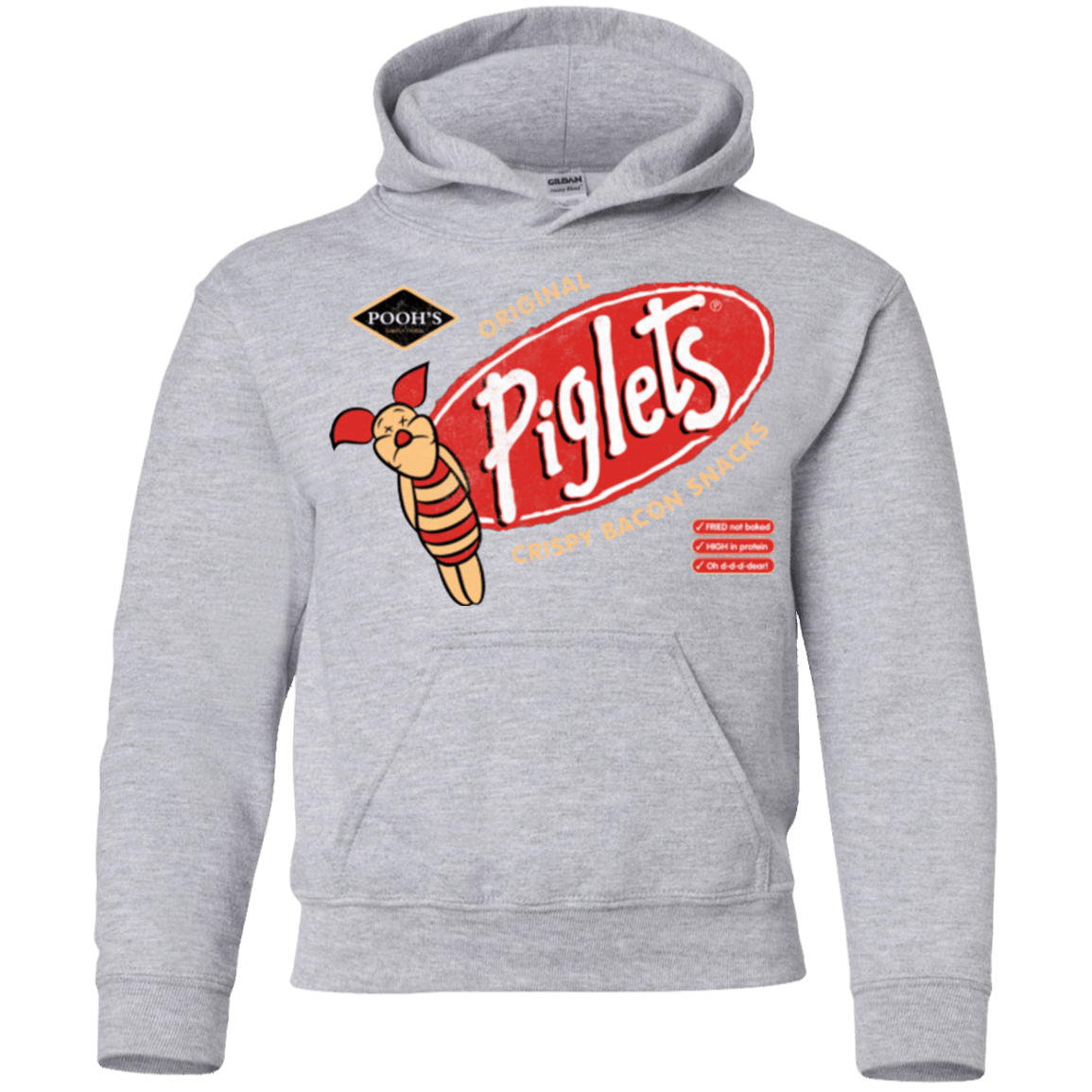 Sweatshirts Sport Grey / YS Pigsnacks Youth Hoodie