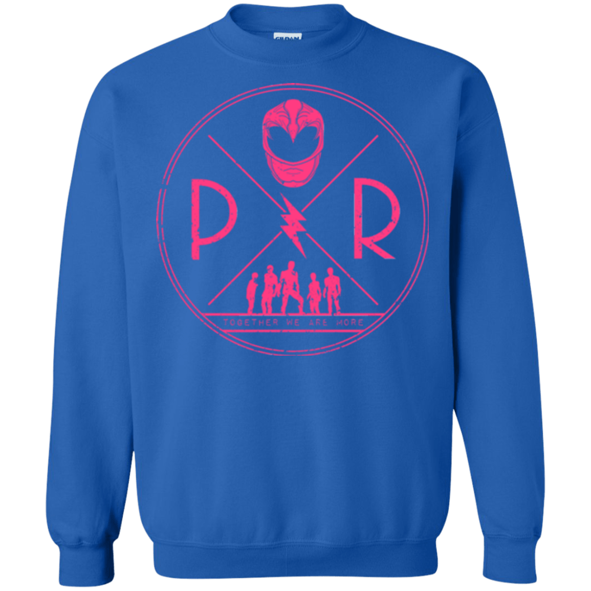 Sweatshirts Royal / Small Pink Power Crewneck Sweatshirt