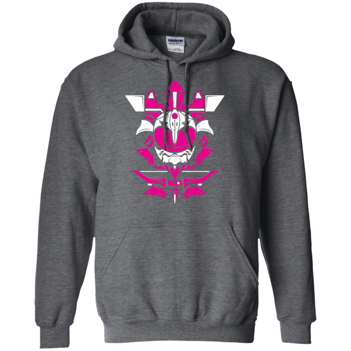 Sweatshirts Dark Heather / Small Pink Ranger Pullover Hoodie