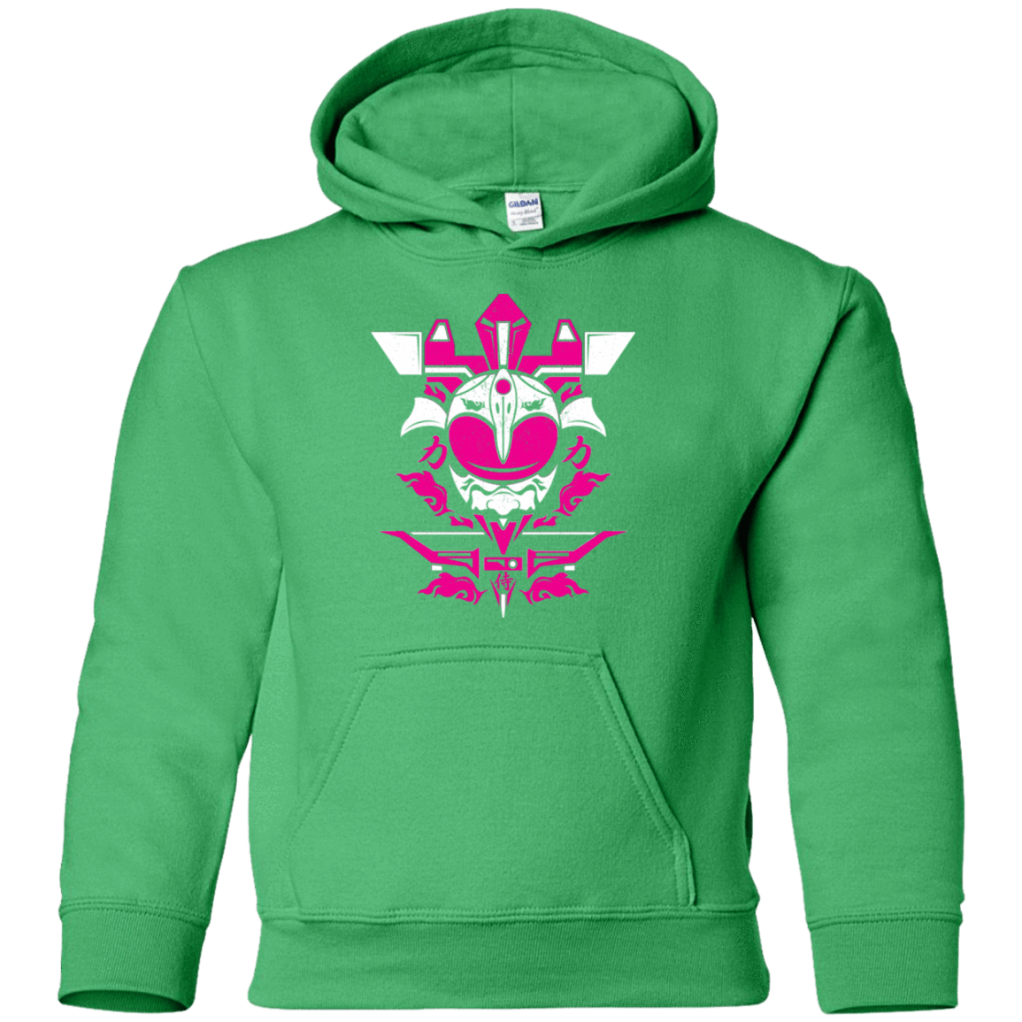 Sweatshirts Irish Green / YS Pink Ranger Youth Hoodie
