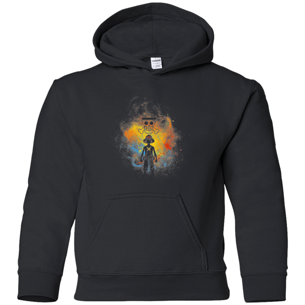 Sweatshirts Black / YS PIRATE ART Youth Hoodie