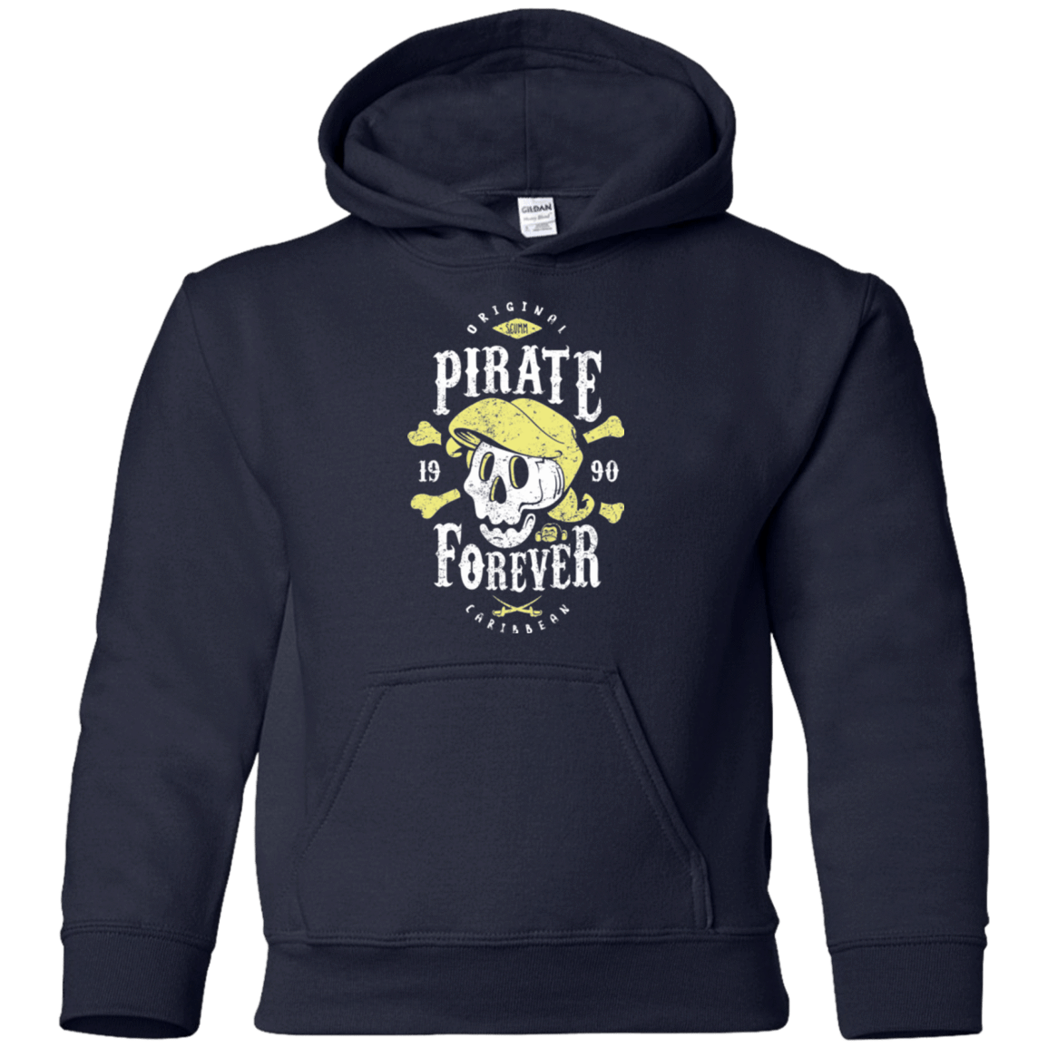 Sweatshirts Navy / YS Pirate Forever Youth Hoodie