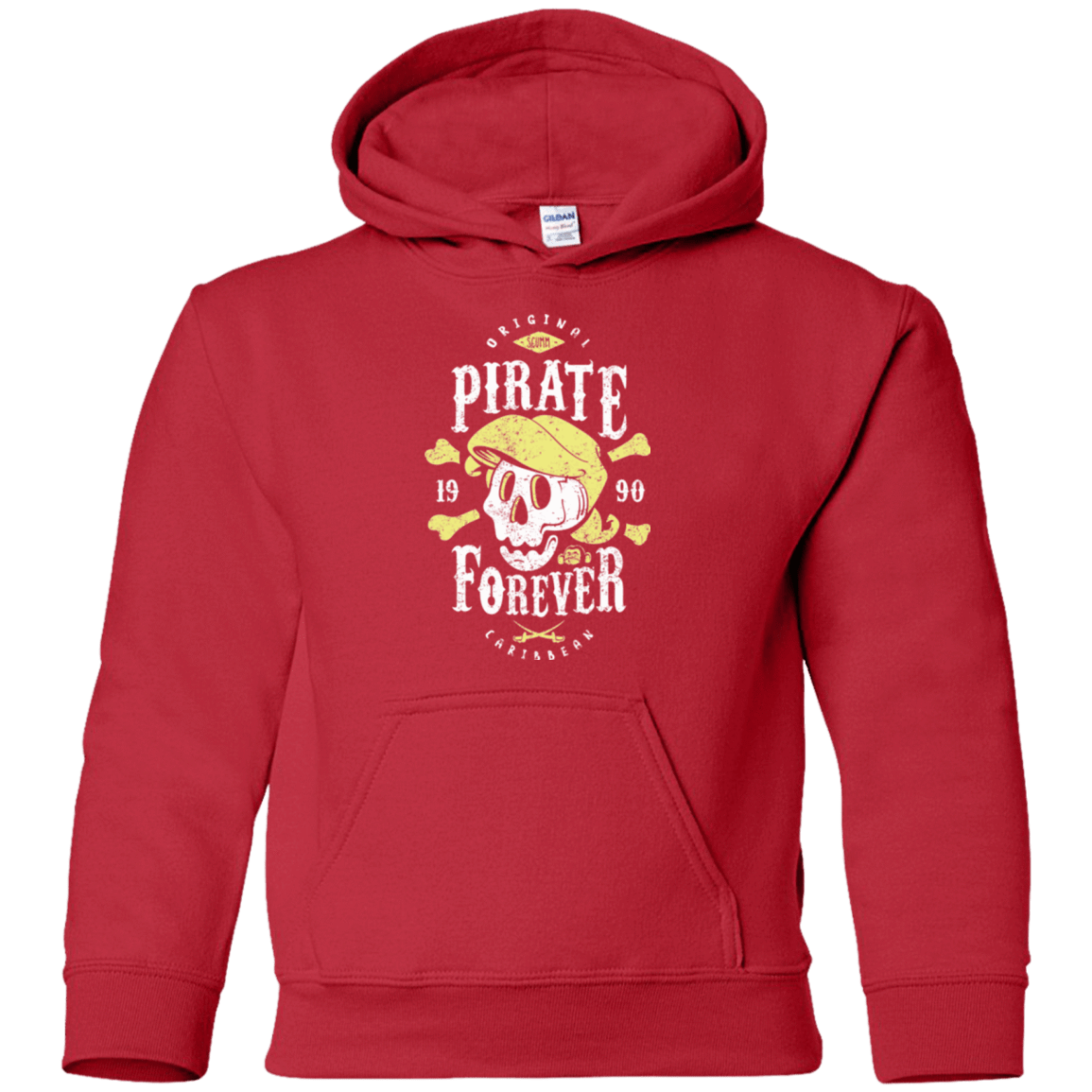 Sweatshirts Red / YS Pirate Forever Youth Hoodie