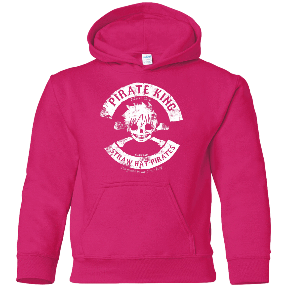 Sweatshirts Heliconia / YS Pirate King Skull Youth Hoodie