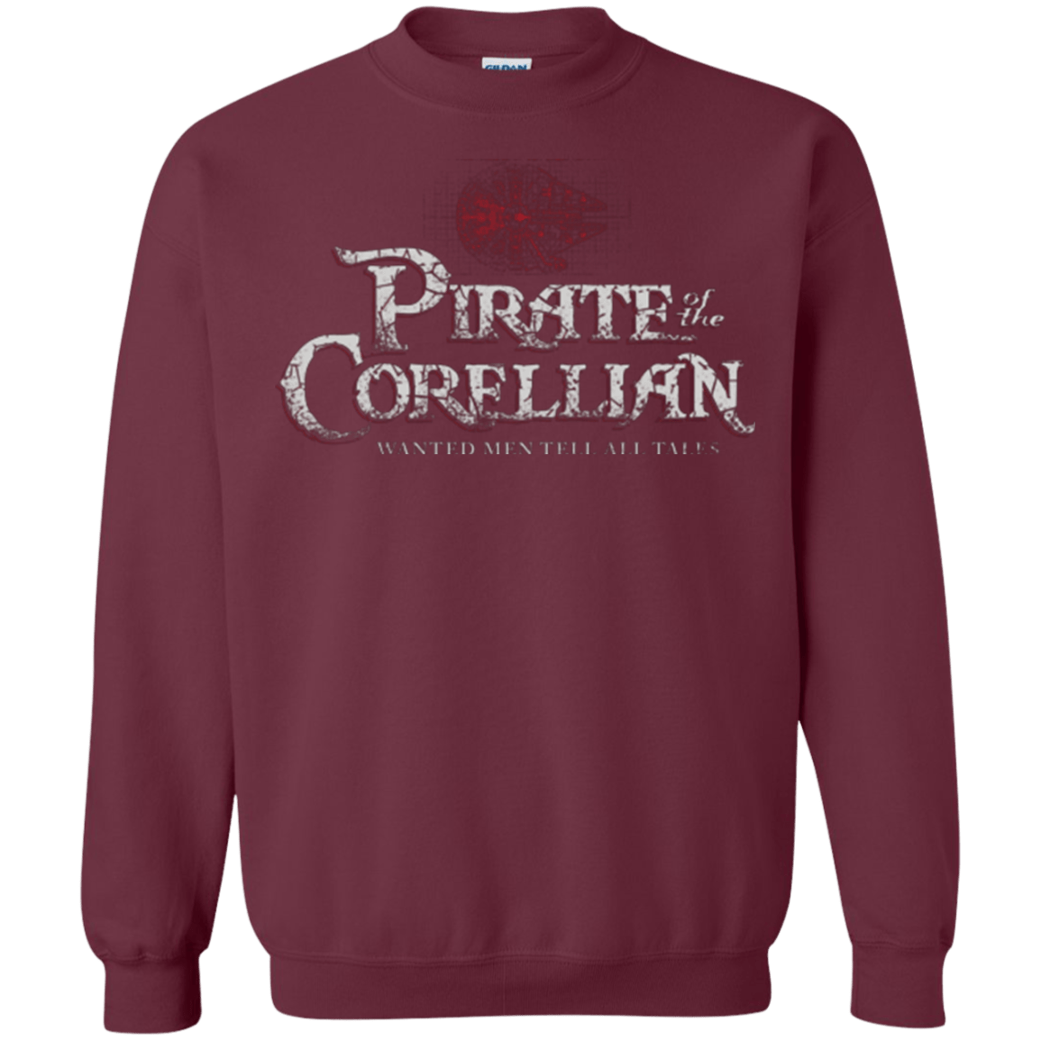 Sweatshirts Maroon / Small Pirate of the Corellian Crewneck Sweatshirt