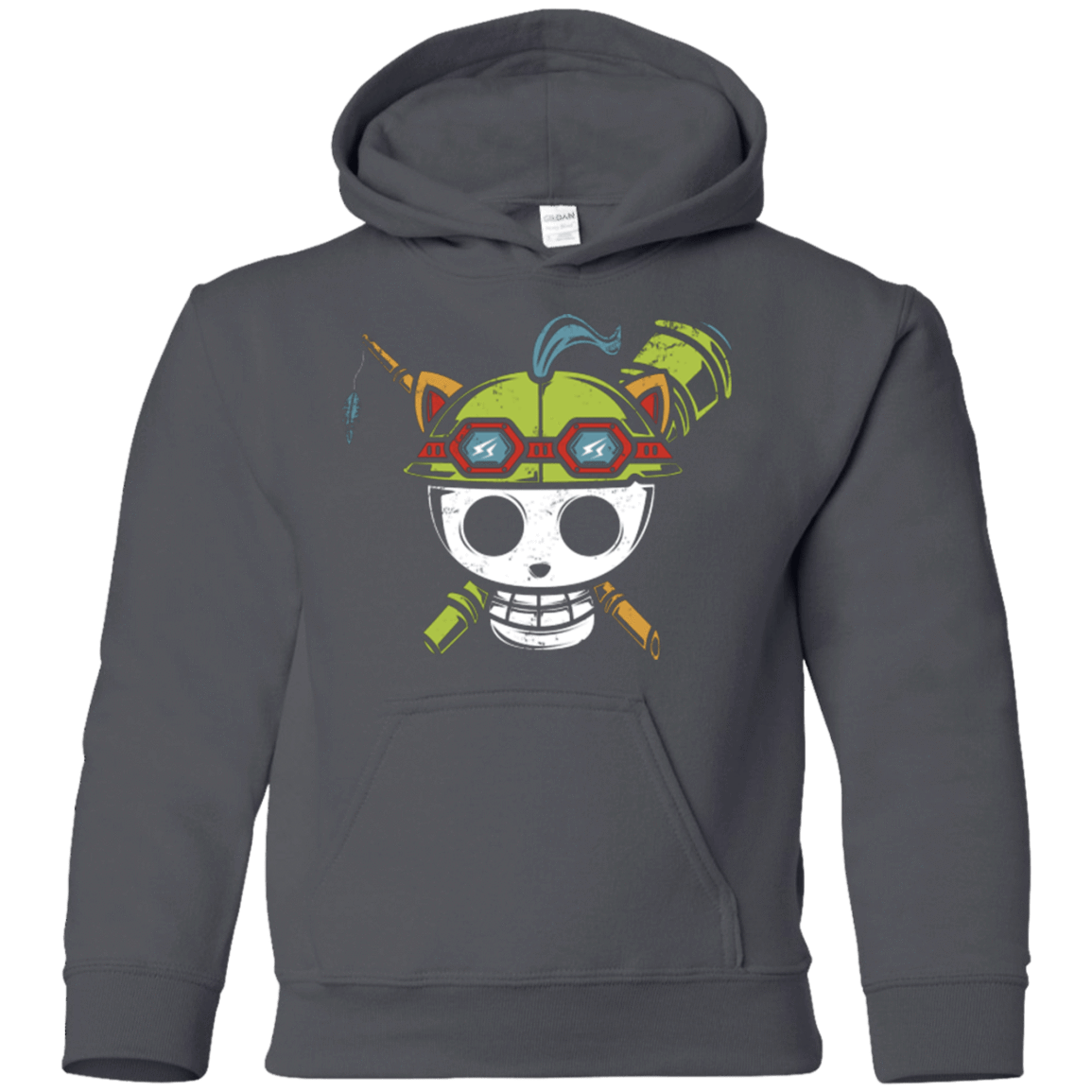 Sweatshirts Charcoal / YS Pirate Scout Youth Hoodie