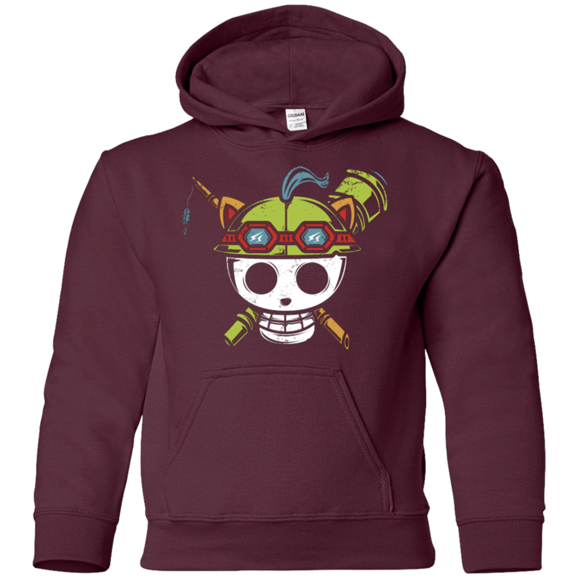 Sweatshirts Maroon / YS Pirate Scout Youth Hoodie