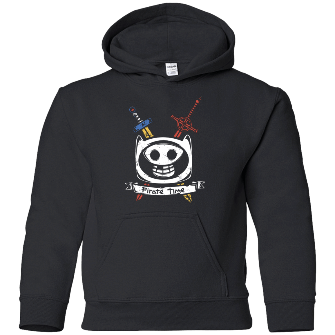 Sweatshirts Black / YS Pirate Time Youth Hoodie