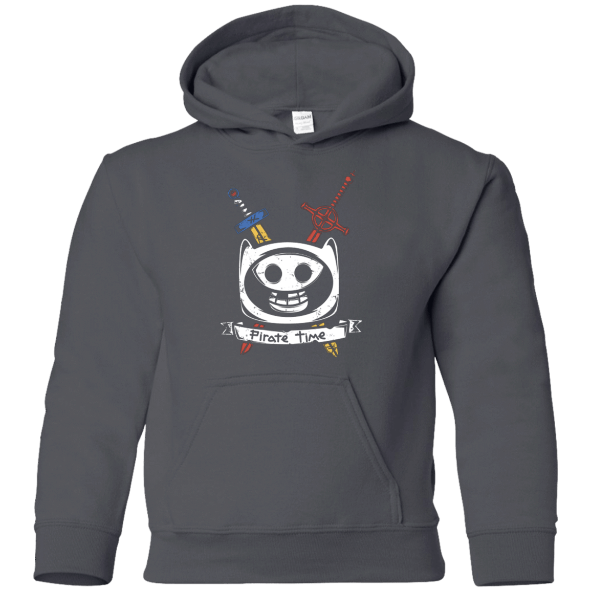 Sweatshirts Charcoal / YS Pirate Time Youth Hoodie