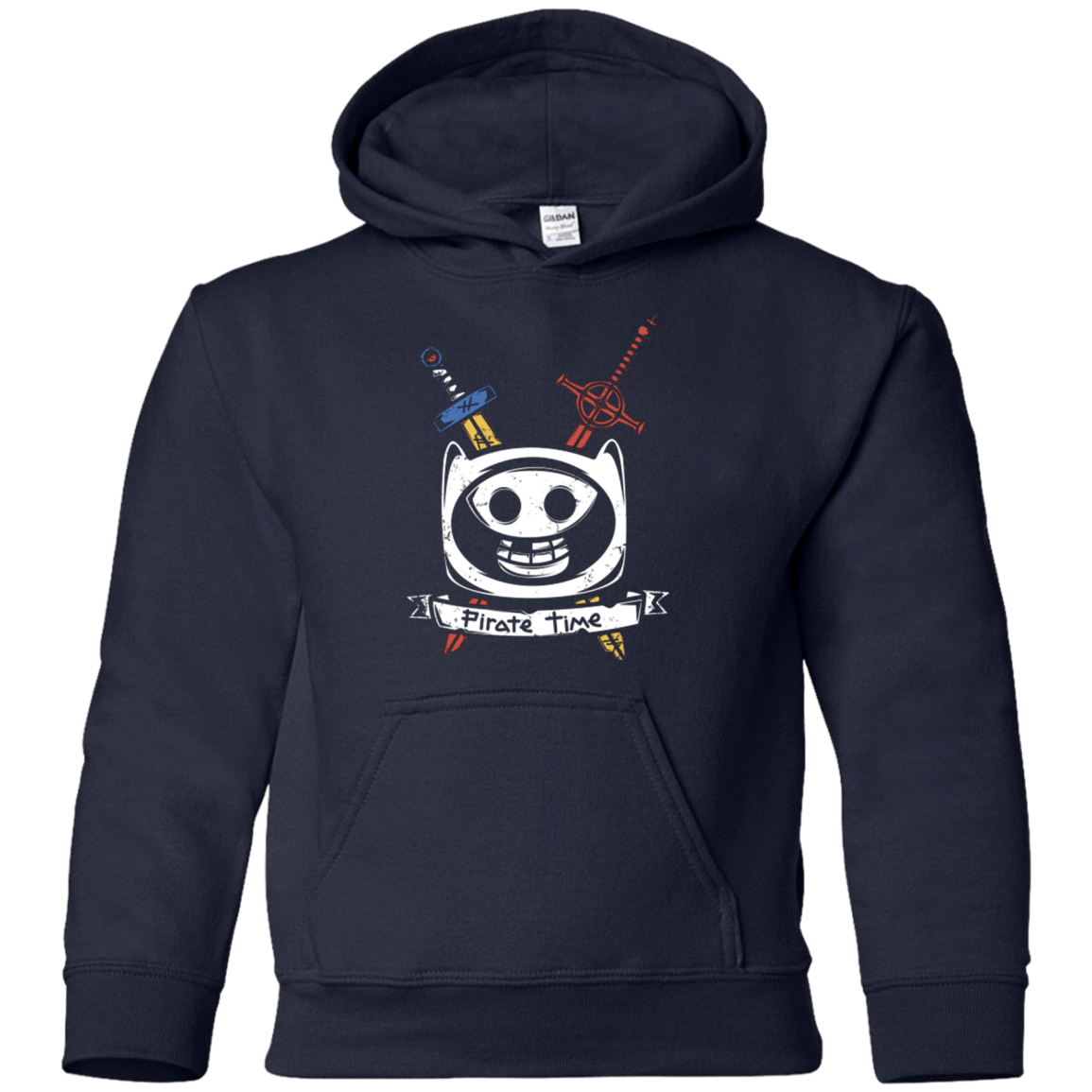 Sweatshirts Navy / YS Pirate Time Youth Hoodie