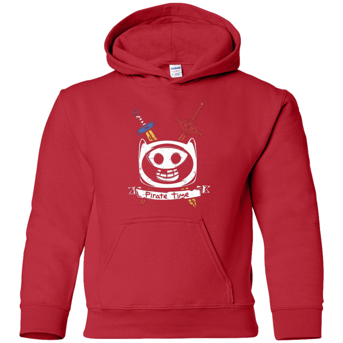 Sweatshirts Red / YS Pirate Time Youth Hoodie