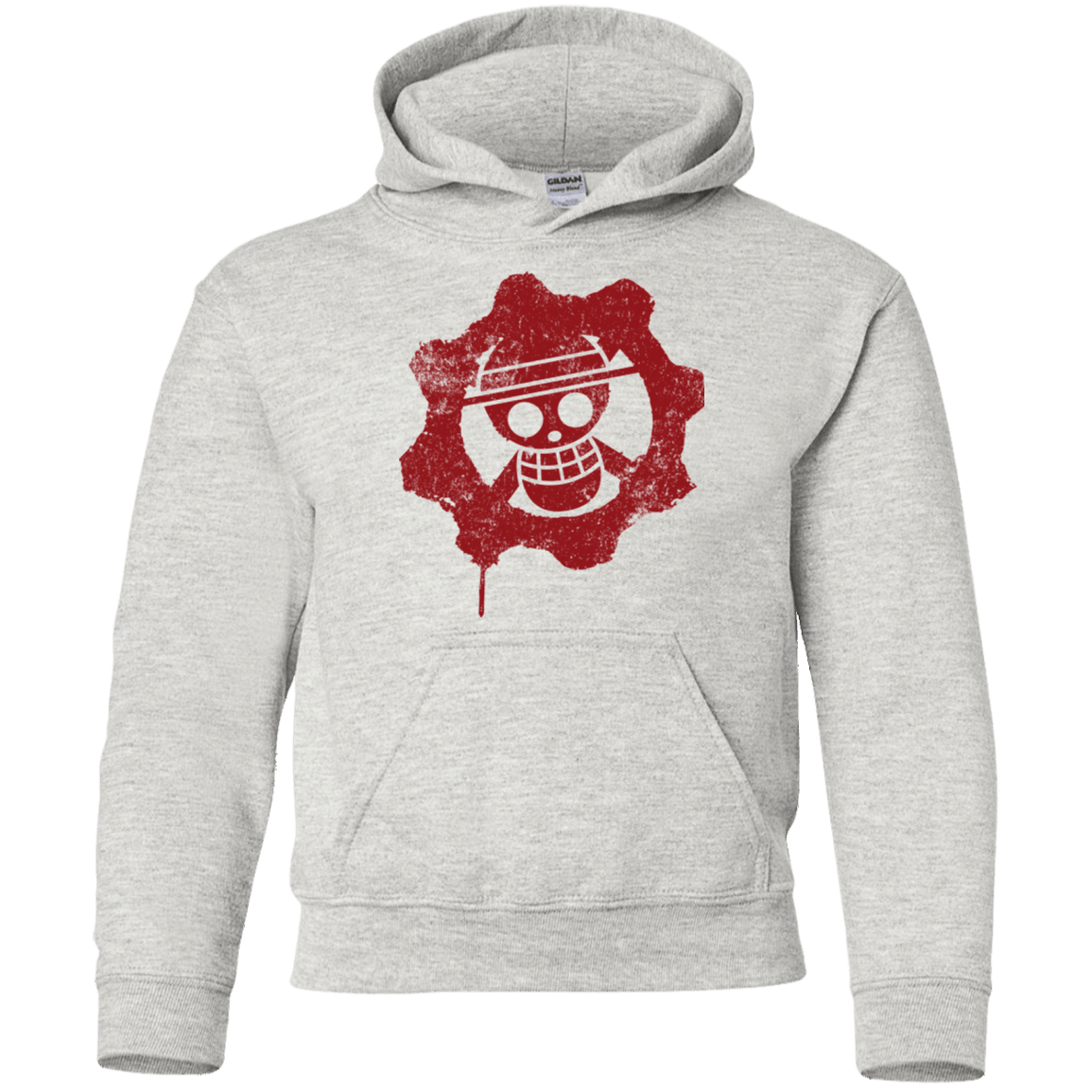 Sweatshirts Ash / YS Pirates of War Youth Hoodie
