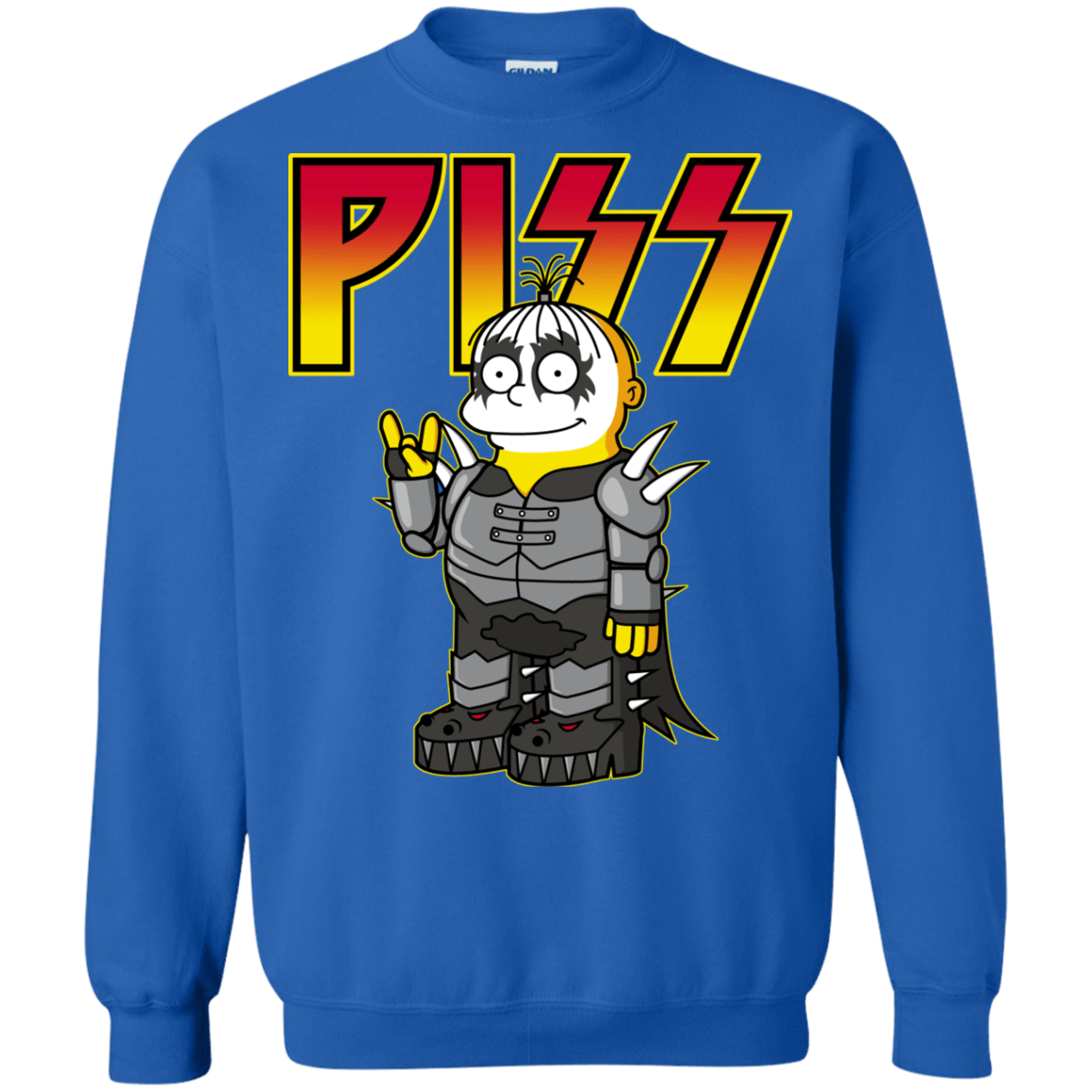 Sweatshirts Royal / S Piss Crewneck Sweatshirt