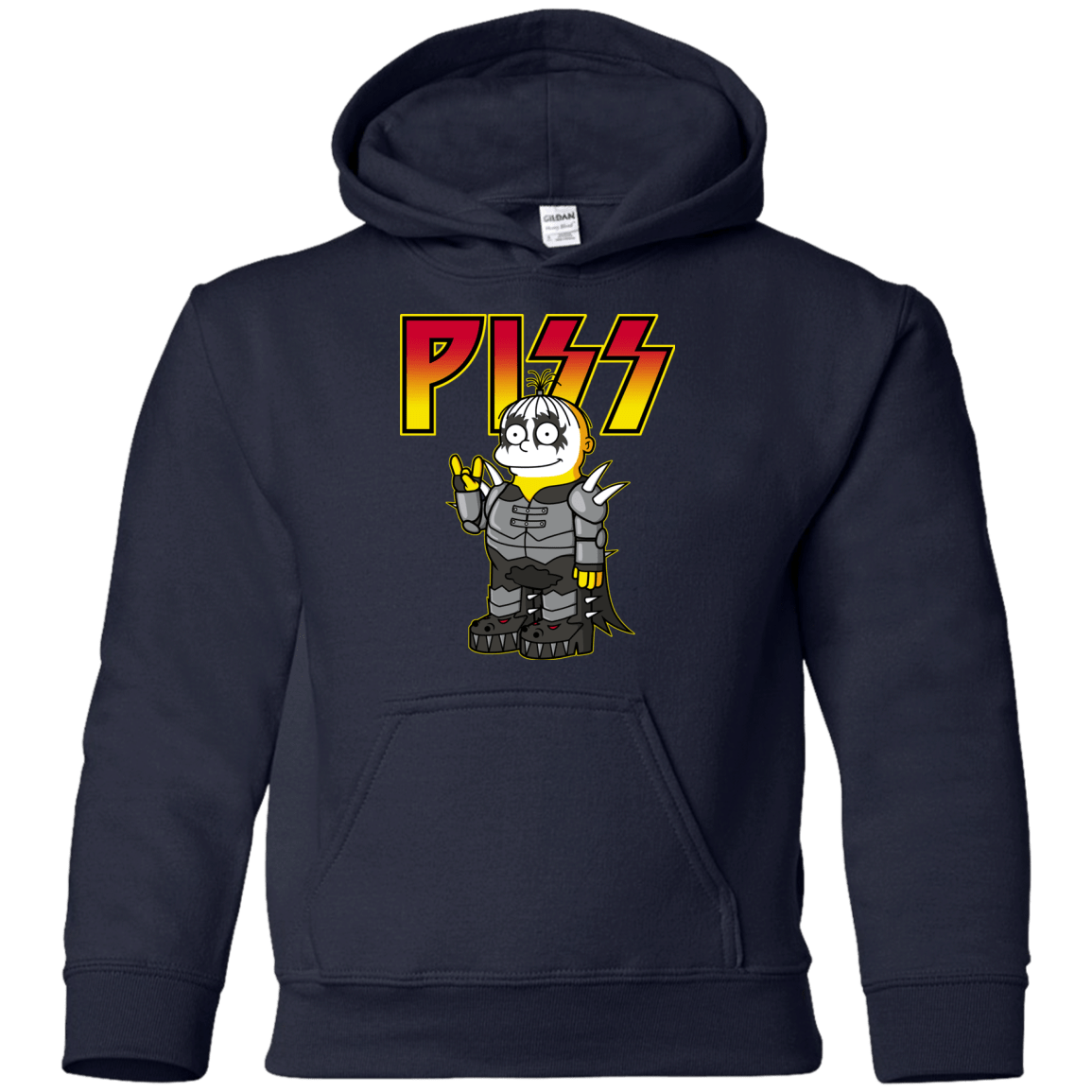 Sweatshirts Navy / YS Piss Youth Hoodie