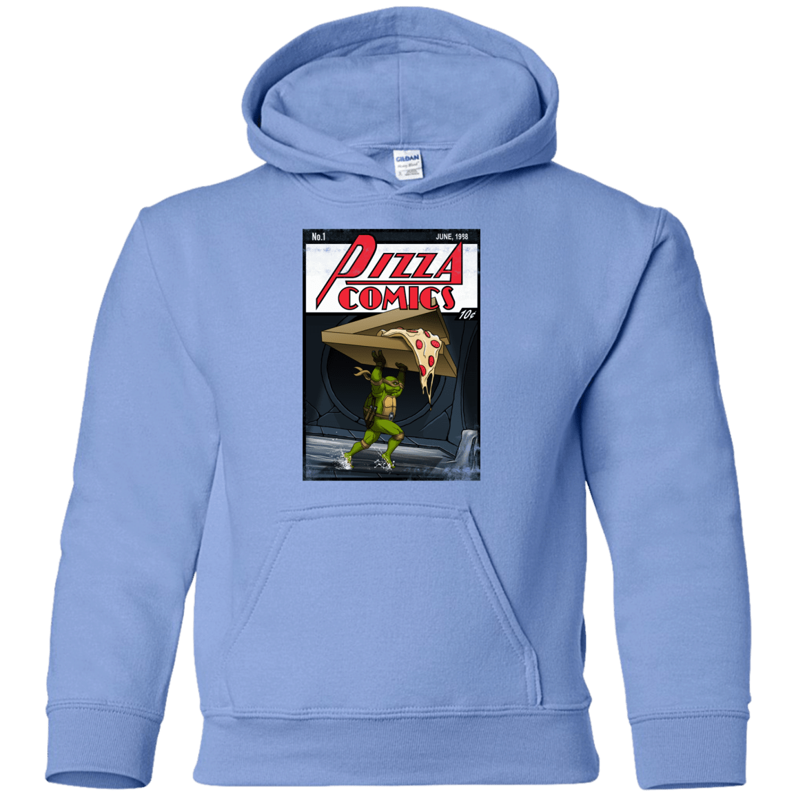 Sweatshirts Carolina Blue / YS Pizza Comics Youth Hoodie