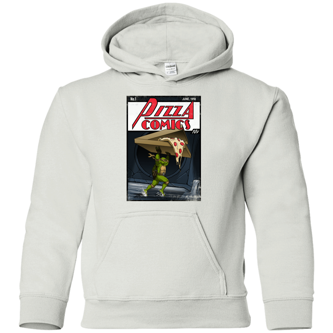 Sweatshirts White / YS Pizza Comics Youth Hoodie