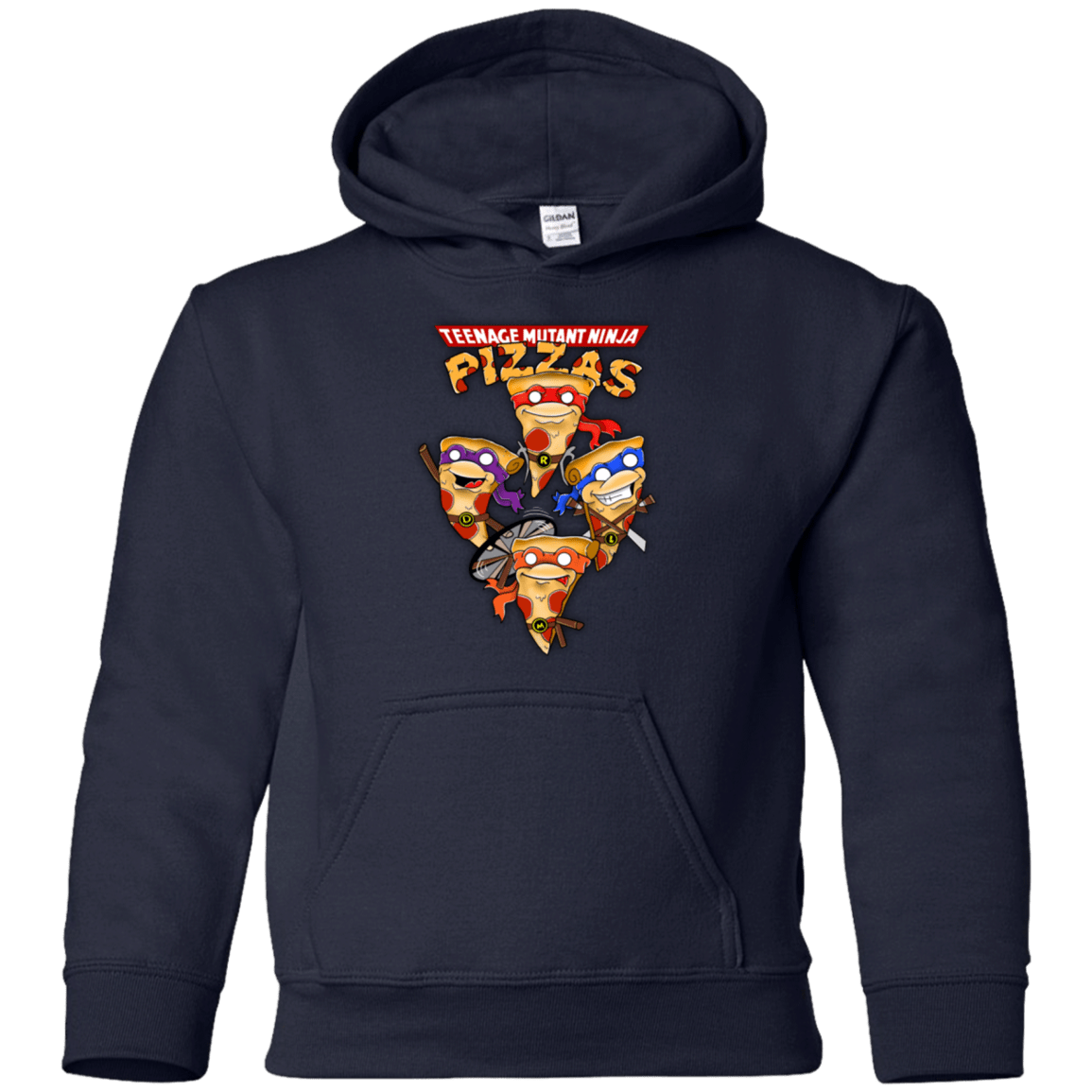 Sweatshirts Navy / YS Pizza Ninjas Youth Hoodie