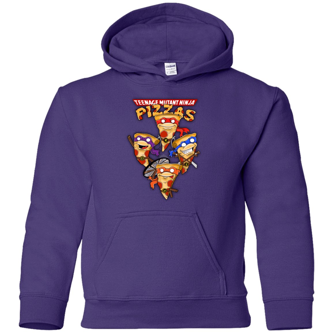 Sweatshirts Purple / YS Pizza Ninjas Youth Hoodie