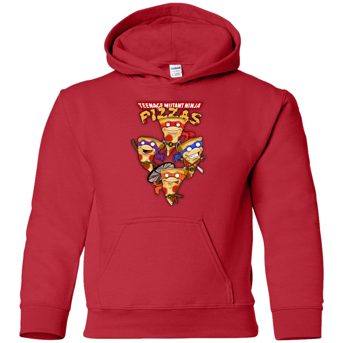 Sweatshirts Red / YS Pizza Ninjas Youth Hoodie