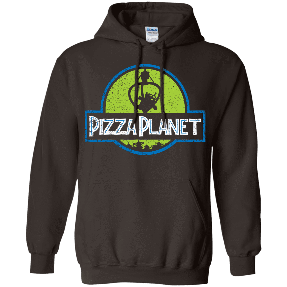 Sweatshirts Dark Chocolate / S Pizza Planet Pullover Hoodie