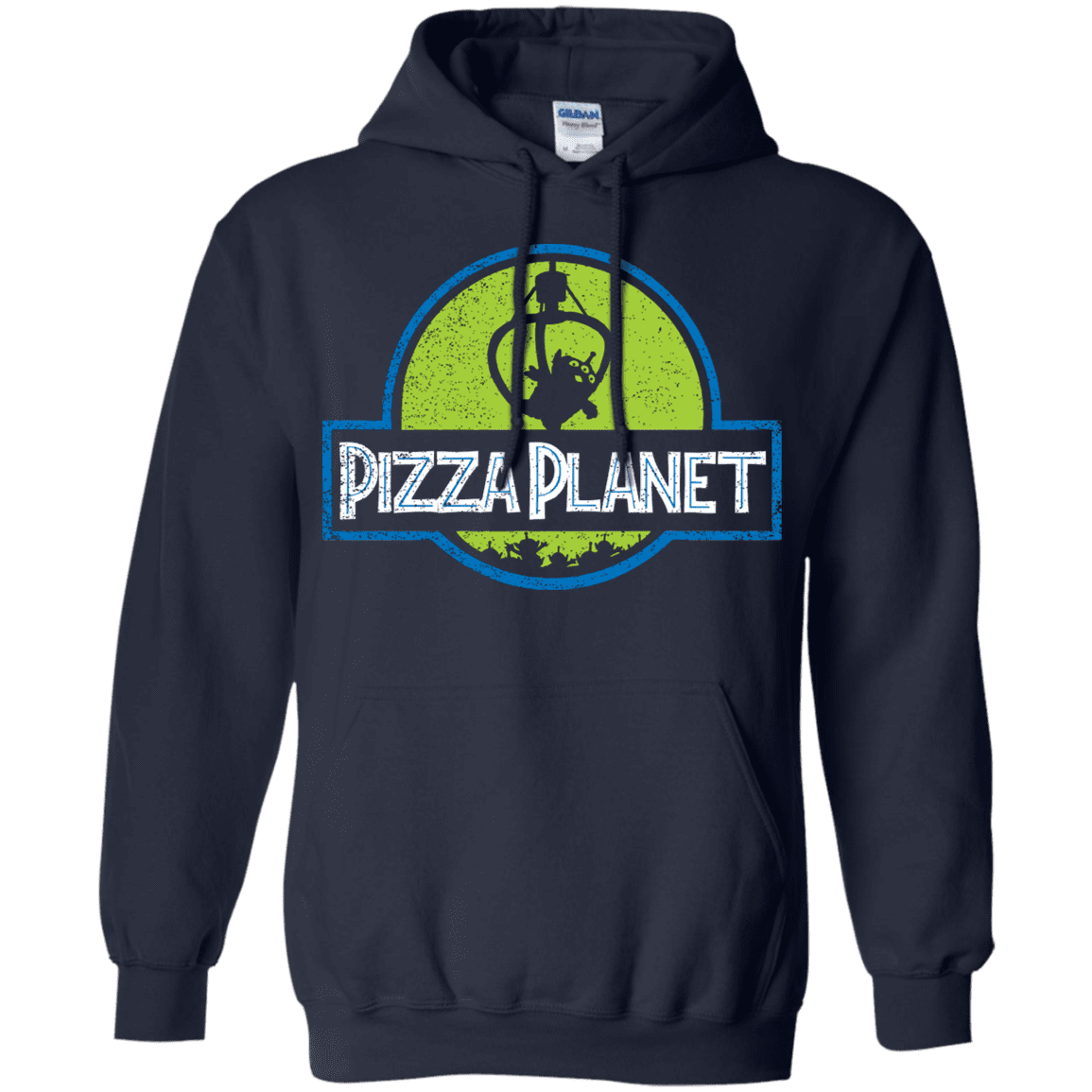 Sweatshirts Navy / S Pizza Planet Pullover Hoodie