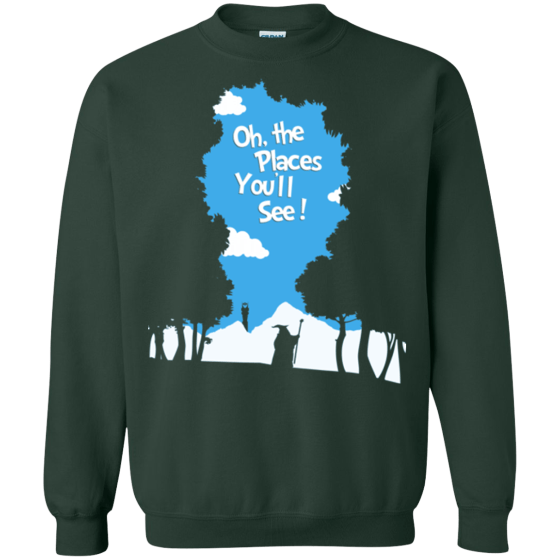 Sweatshirts Forest Green / Small Places Youll See Crewneck Sweatshirt