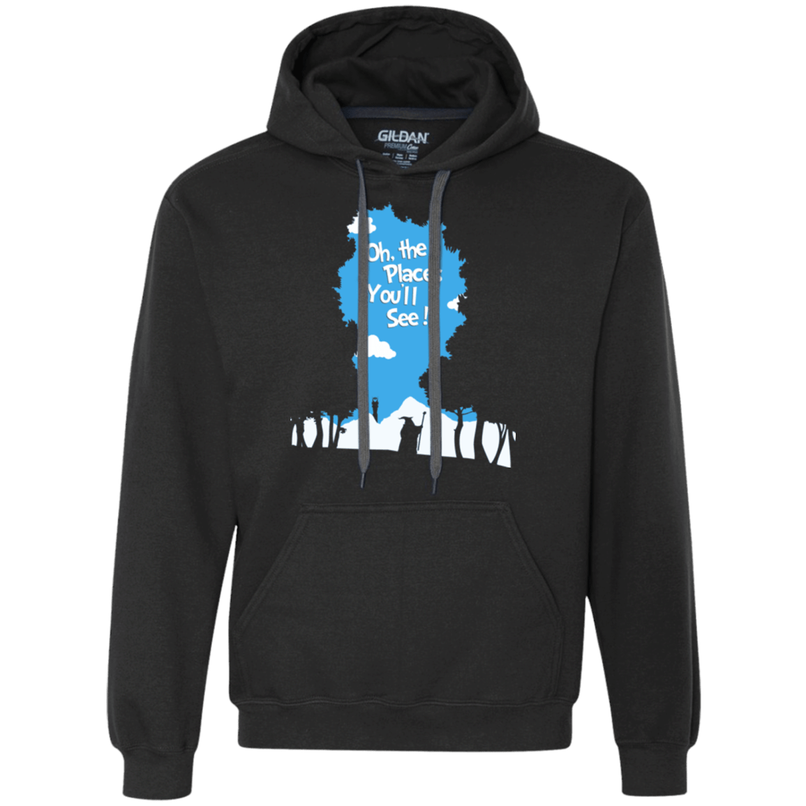 Sweatshirts Black / Small Places Youll See Premium Fleece Hoodie
