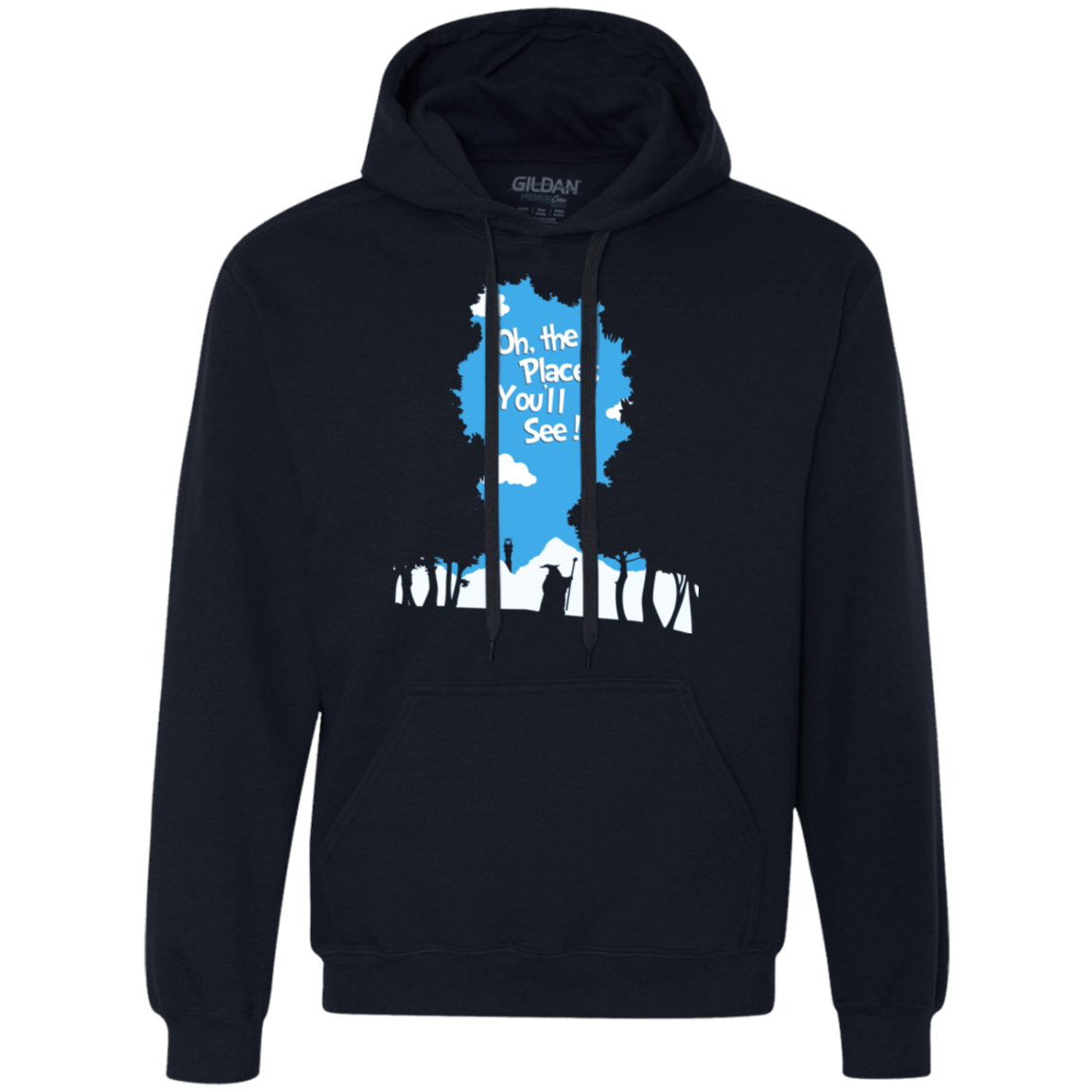 Sweatshirts Navy / Small Places Youll See Premium Fleece Hoodie