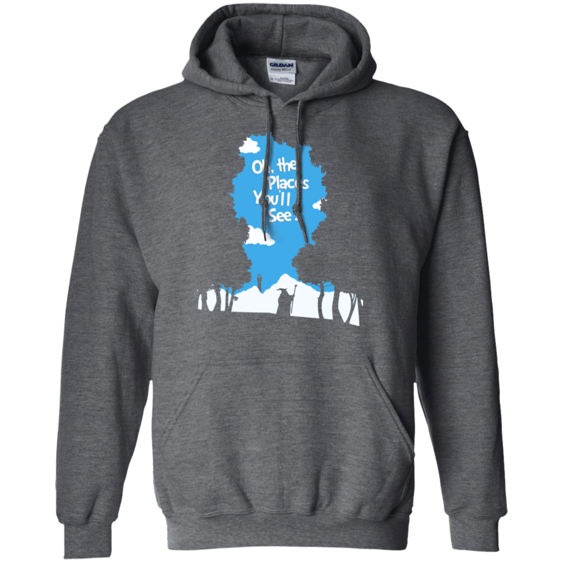 Sweatshirts Dark Heather / Small Places Youll See Pullover Hoodie