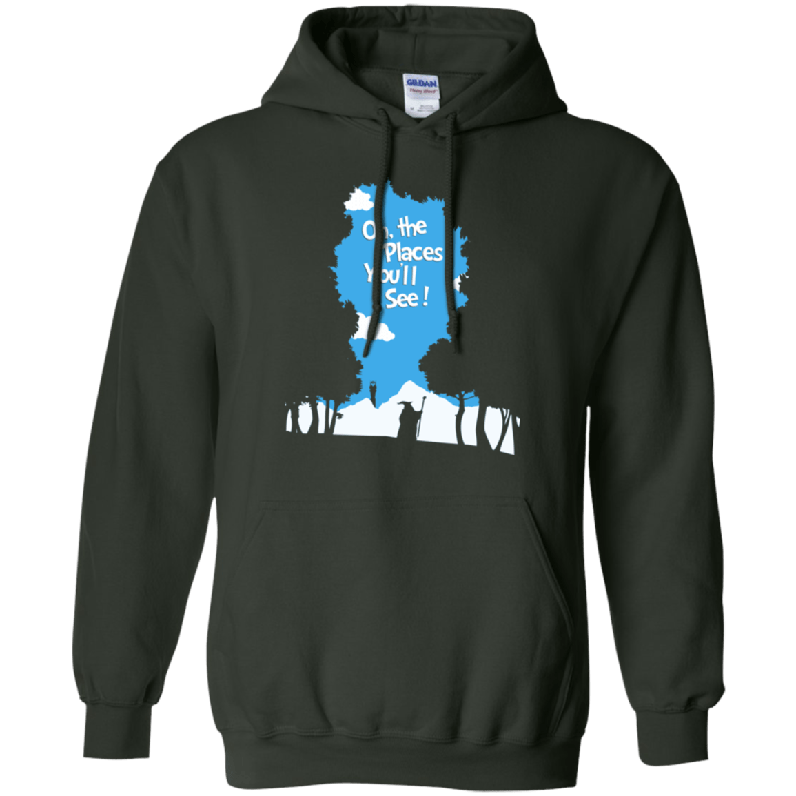 Sweatshirts Forest Green / Small Places Youll See Pullover Hoodie