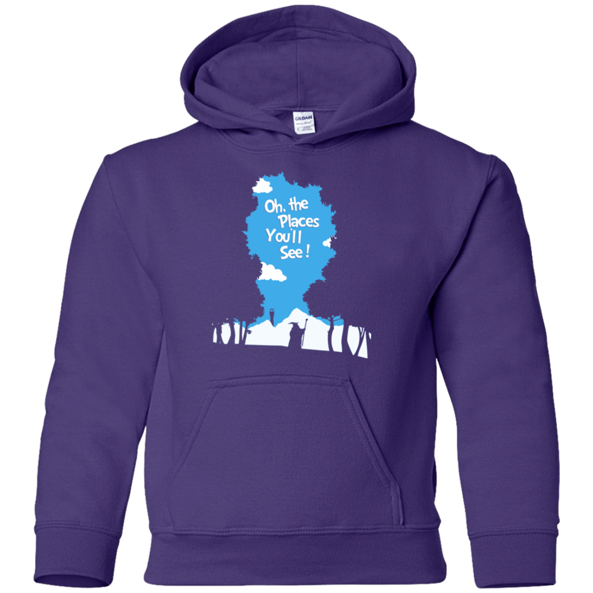 Sweatshirts Purple / YS Places Youll See Youth Hoodie
