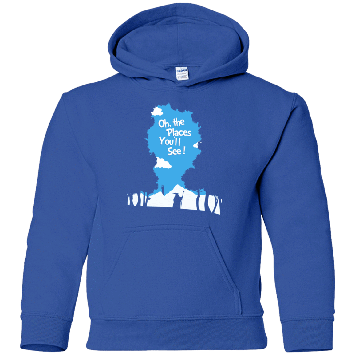 Sweatshirts Royal / YS Places Youll See Youth Hoodie