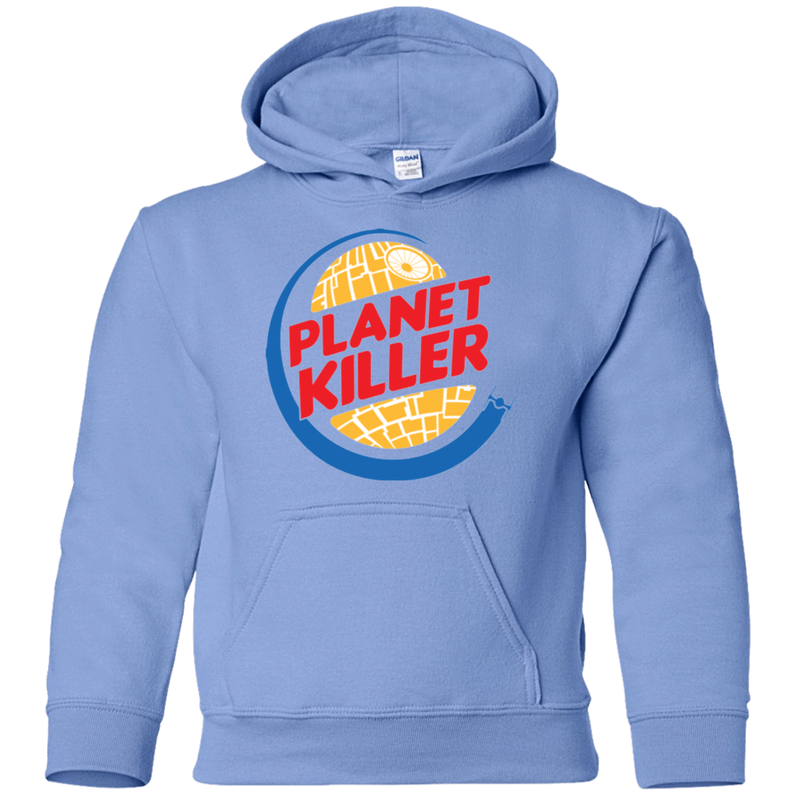 Sweatshirts Carolina Blue / YS Planet Killer Youth Hoodie