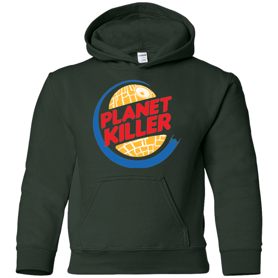 Sweatshirts Forest Green / YS Planet Killer Youth Hoodie