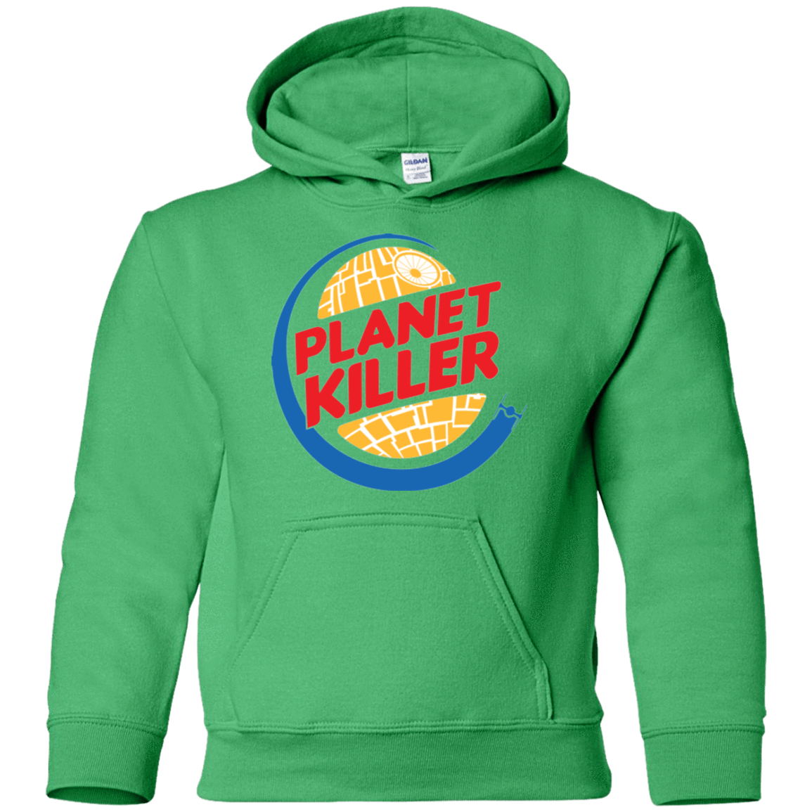Sweatshirts Irish Green / YS Planet Killer Youth Hoodie
