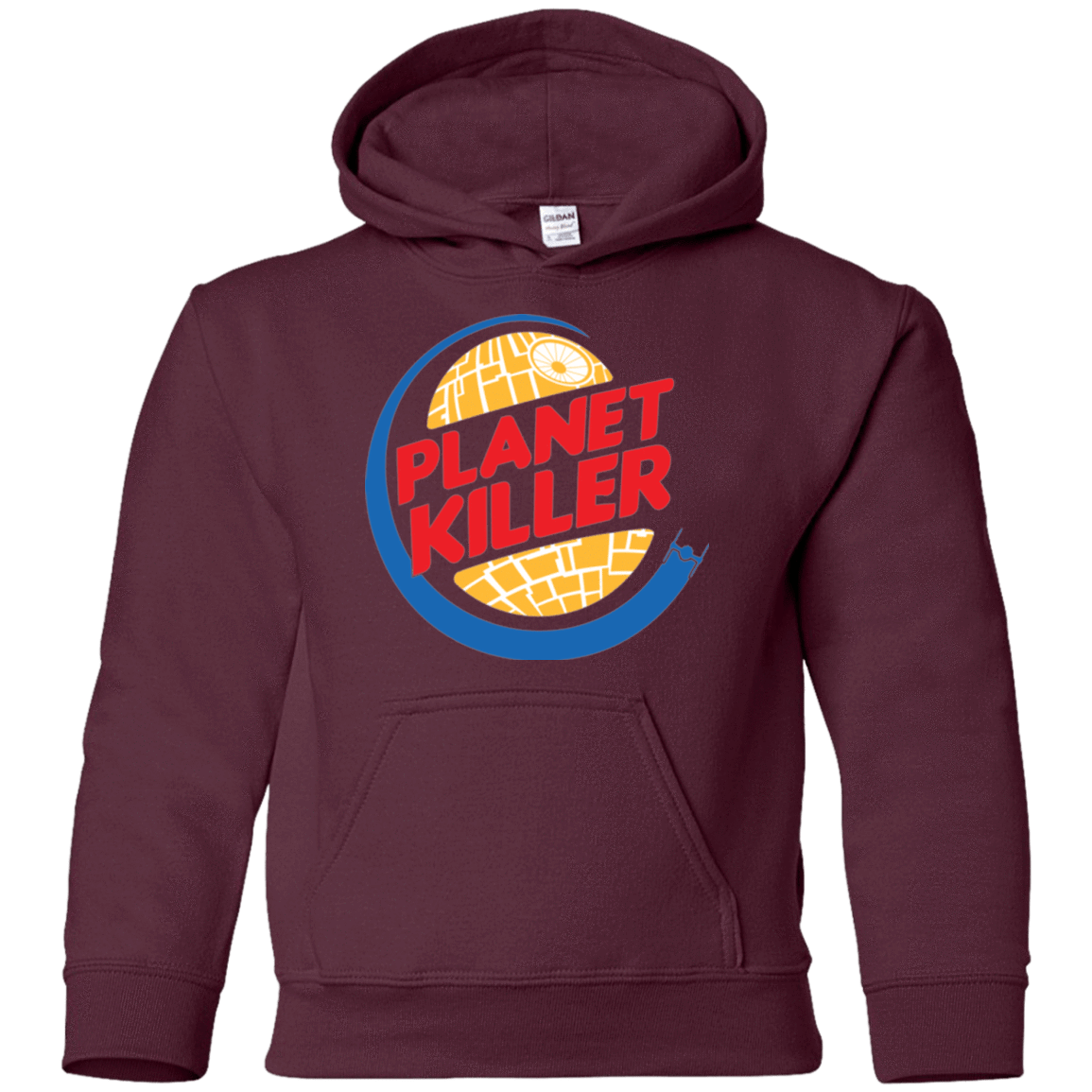 Sweatshirts Maroon / YS Planet Killer Youth Hoodie