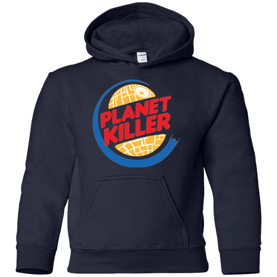 Sweatshirts Navy / YS Planet Killer Youth Hoodie