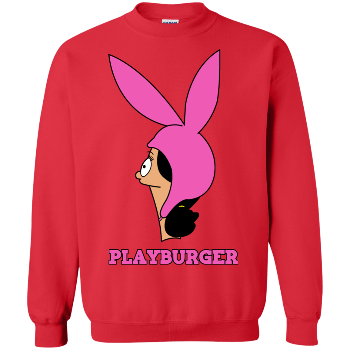 Sweatshirts Red / S Playburger Crewneck Sweatshirt