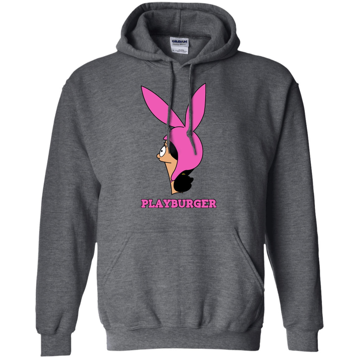 Sweatshirts Dark Heather / S Playburger Pullover Hoodie
