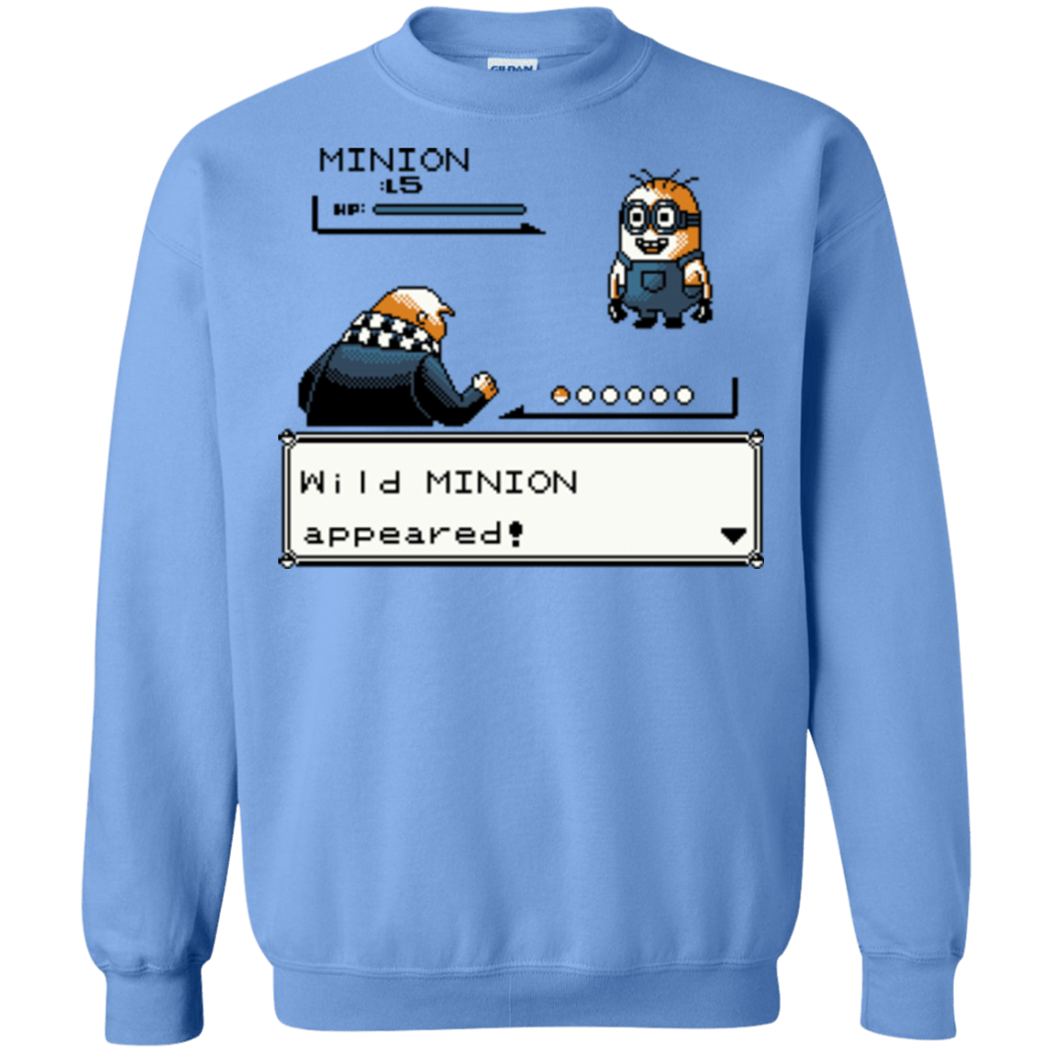Sweatshirts Carolina Blue / S Pocket minions Crewneck Sweatshirt