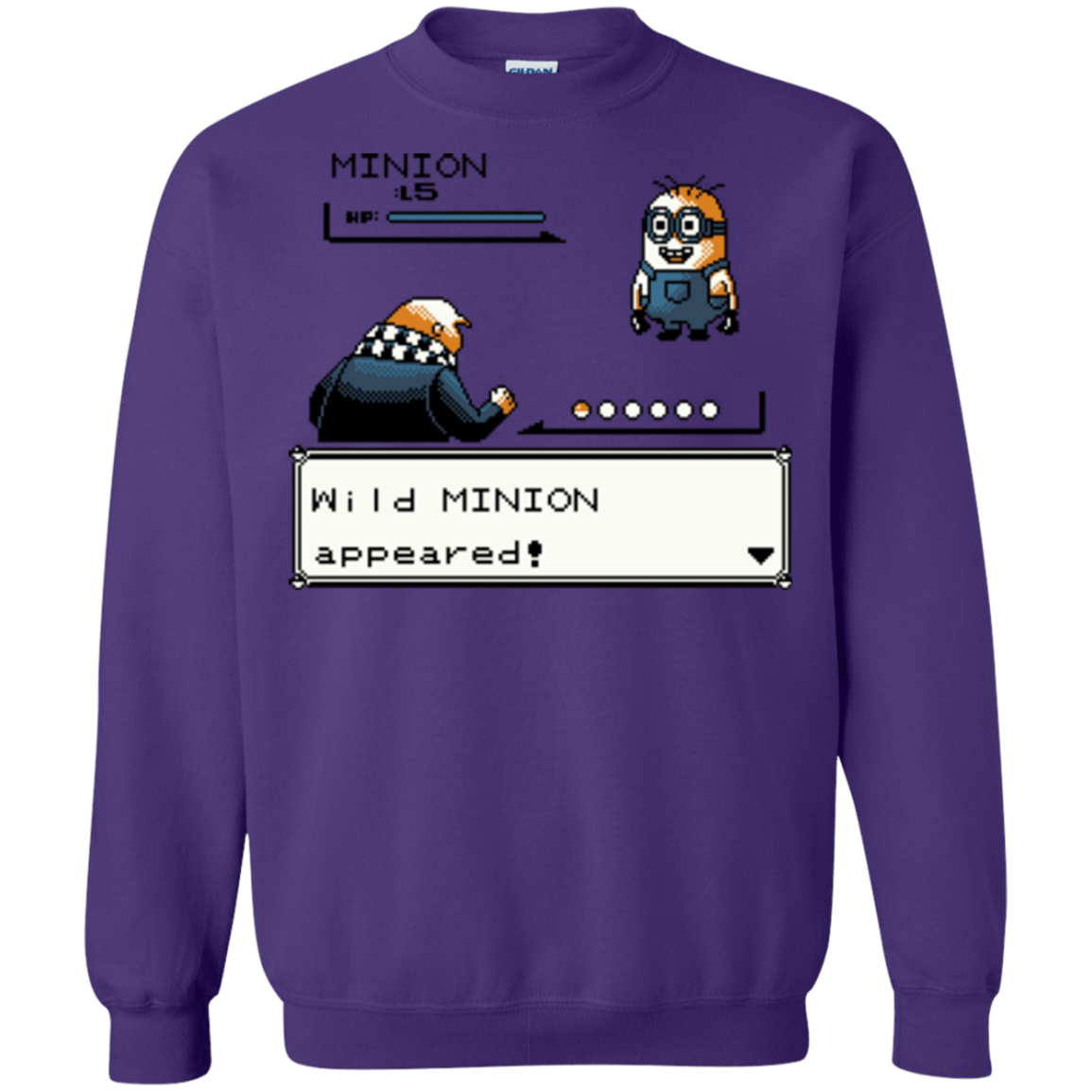 Sweatshirts Purple / S Pocket minions Crewneck Sweatshirt
