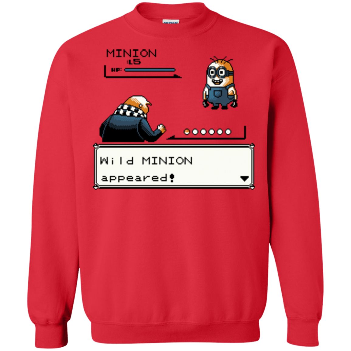 Sweatshirts Red / S Pocket minions Crewneck Sweatshirt