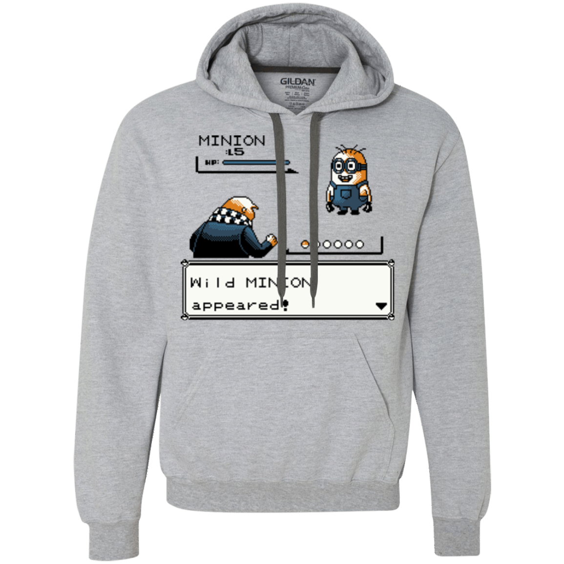 Sweatshirts Sport Grey / S Pocket minions Premium Fleece Hoodie