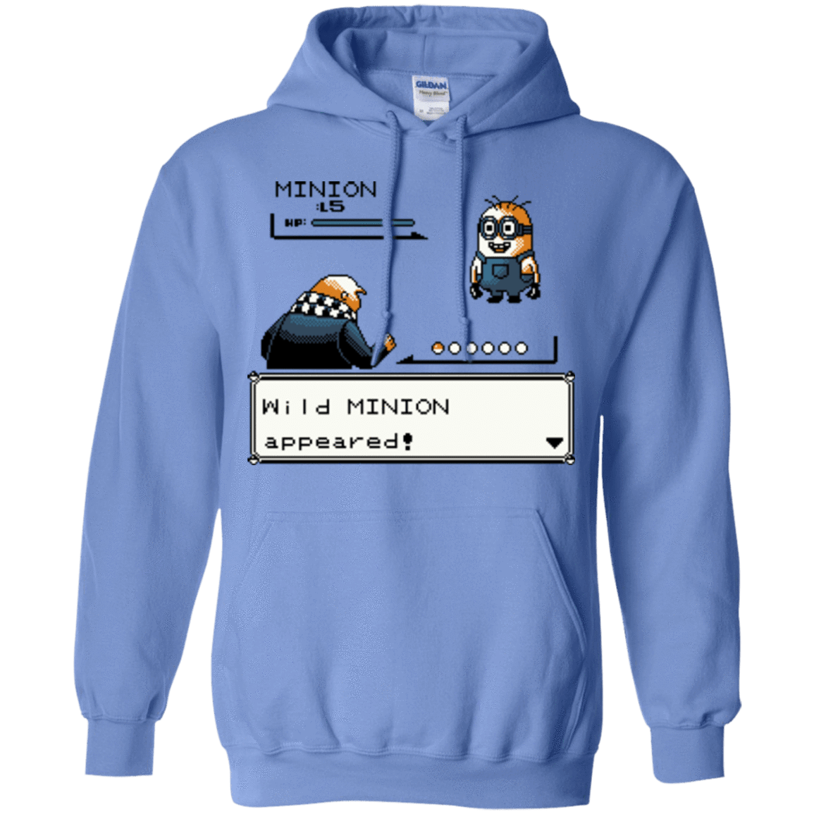 Sweatshirts Carolina Blue / S Pocket minions Pullover Hoodie