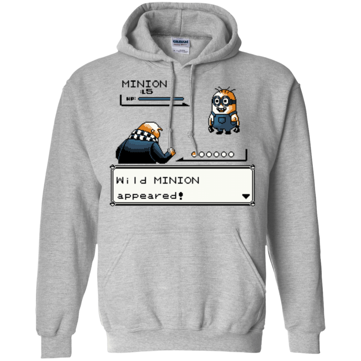 Sweatshirts Sport Grey / S Pocket minions Pullover Hoodie