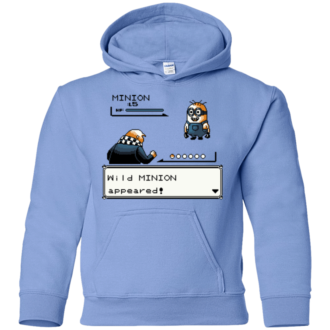 Sweatshirts Carolina Blue / YS Pocket minions Youth Hoodie