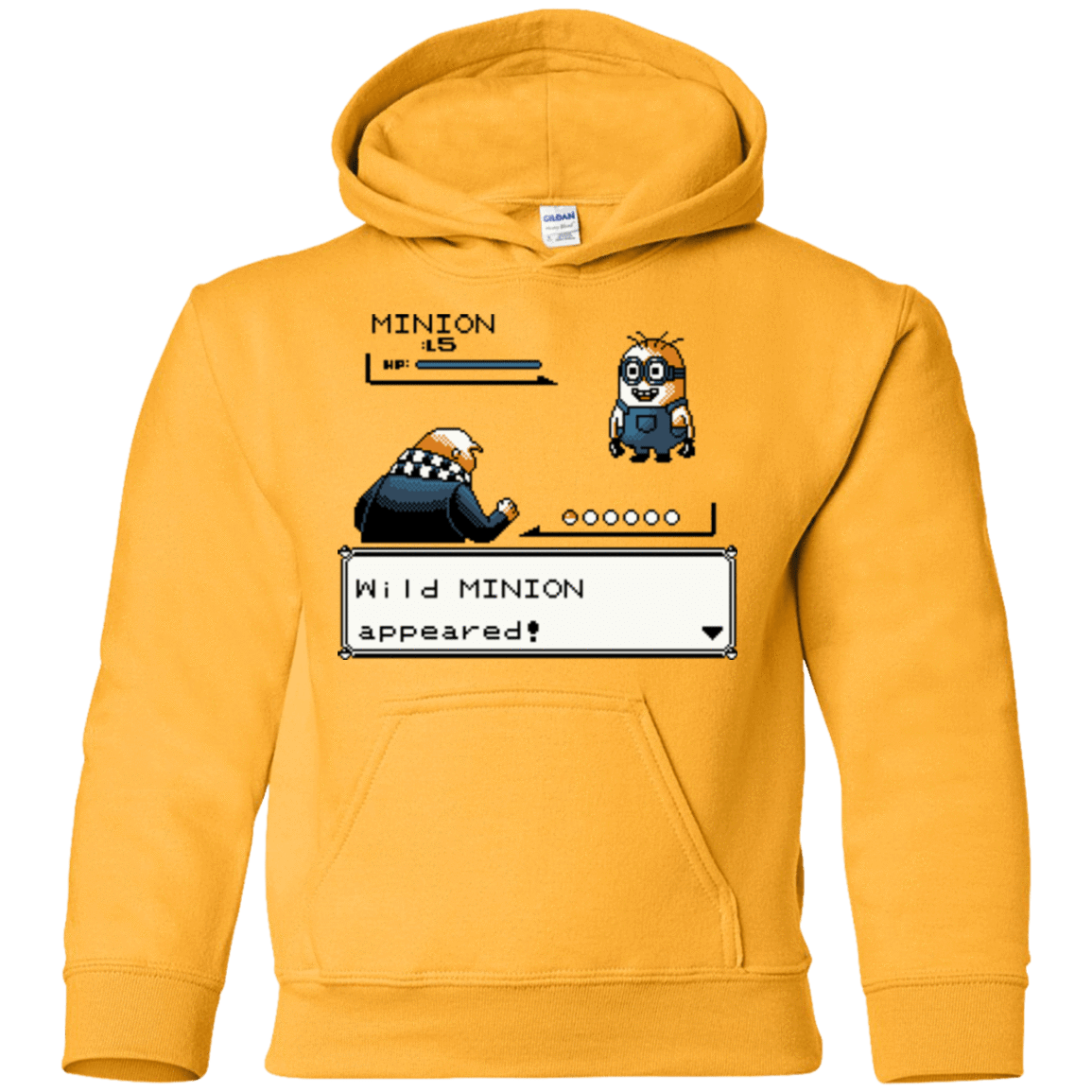 Sweatshirts Gold / YS Pocket minions Youth Hoodie